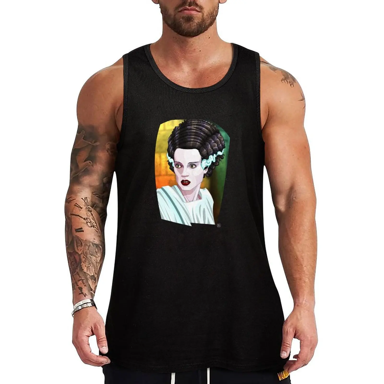 

She's Alive! Tank Top Abstract Print Tank Top Casual Graphic Sleeveless