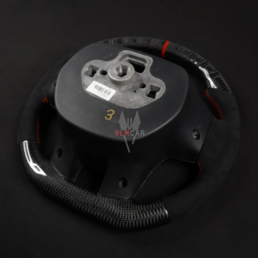 Carbon Fiber Steering Wheel for Ford Everest Endeavour 2015–2020 Custom Sport Racing Style Upgrade Fits SUV Ranger Sport Design