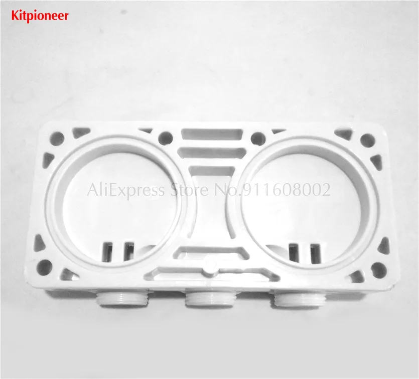 White Front Panel Discharge Block New Fitting Part For BQL Soft Serve Ice Cream Machines Accessories Spare Parts