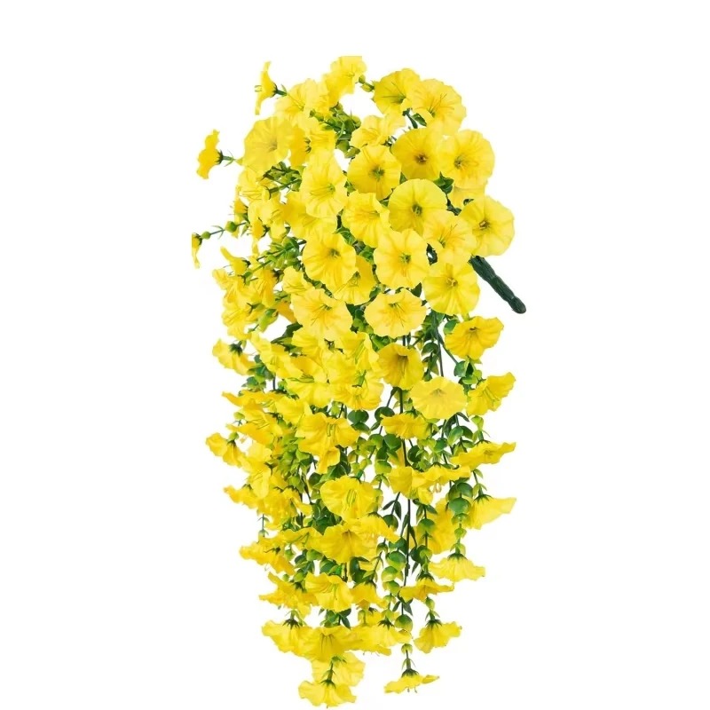 

2Pcs Artificial Flowers Vine Morning Glory Wedding Home Room Table Festival Decor Halloween Outdoor Yard Garden Party DIY Gifts