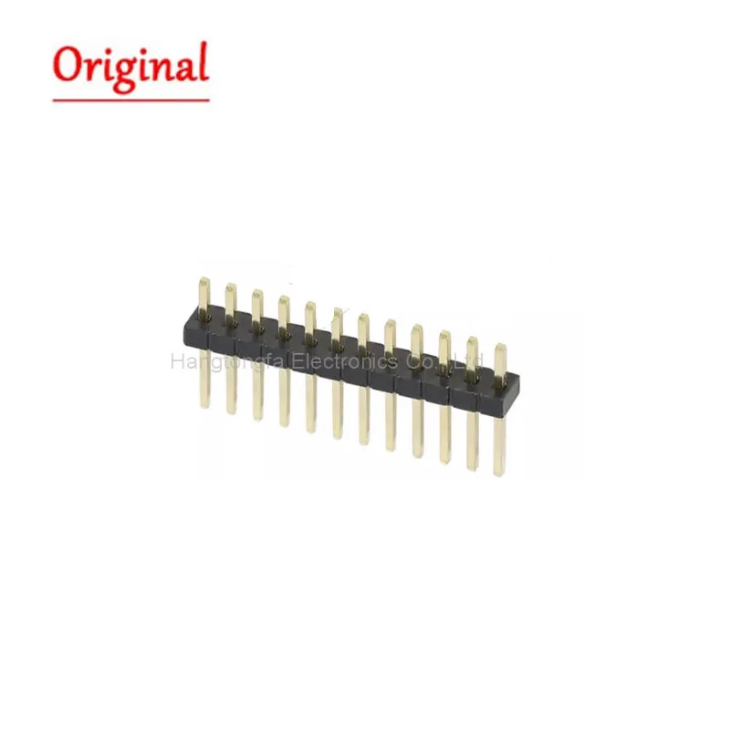 50PCS 1.27mm 1*2-50P 2X2-50P Single Double row Male PCB Board Pin Header Connector Strip Pinheader 3/4/5/6/7/8/10 40pin 50pin