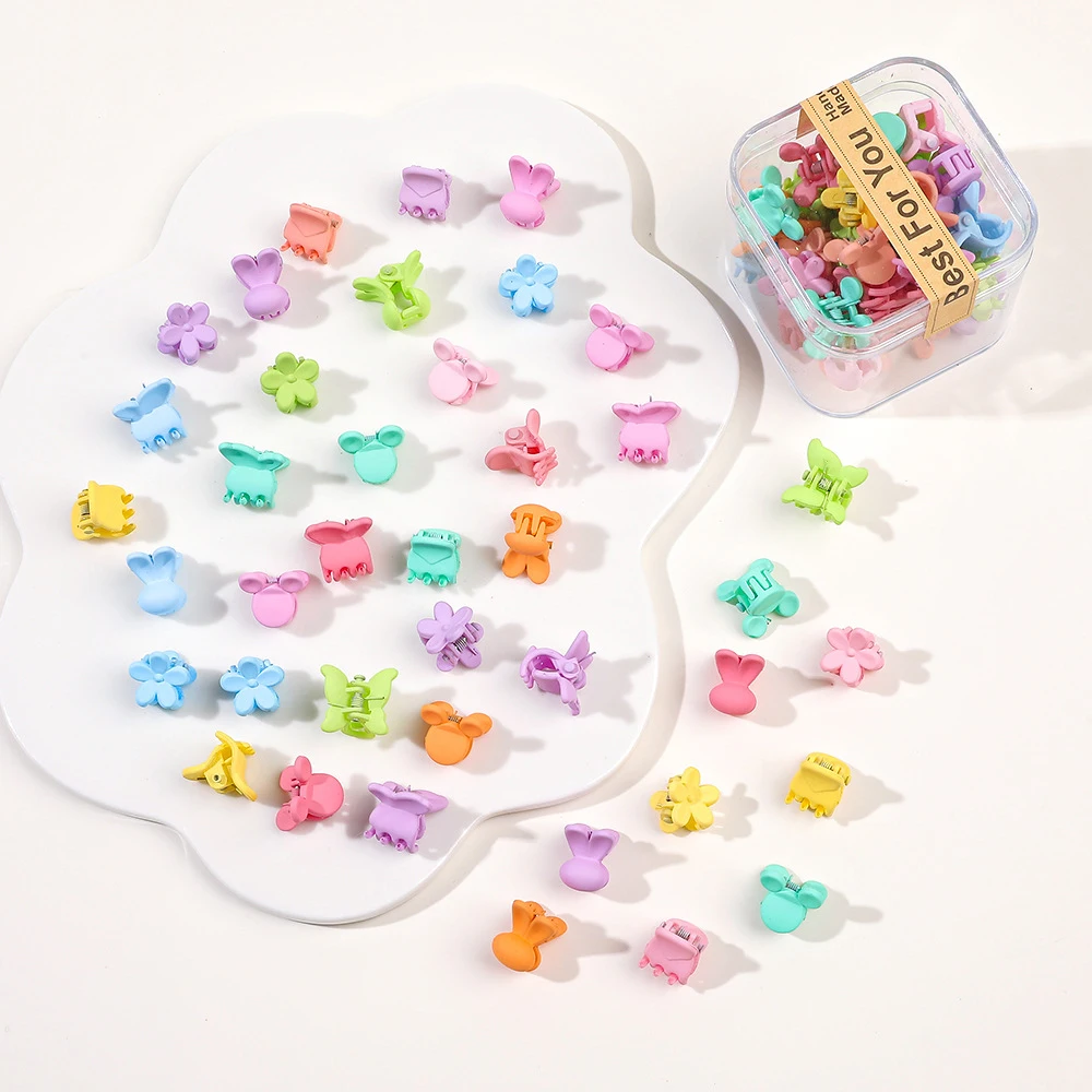 40 Teile/los Haar Zubehör Für Mädchen Bunte Süße Nette Kleine Krabben Haar Krallen Clips Kinder Haarnadeln Headwear Baby Haar Zubehör – Detail 16