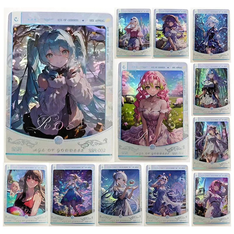 

Anime Goddess Story Ssr Series Collection Card Yor Forger Boa Hancock Kafka Furina Kanroji Mitsuri Birthday Gift Children's Toys