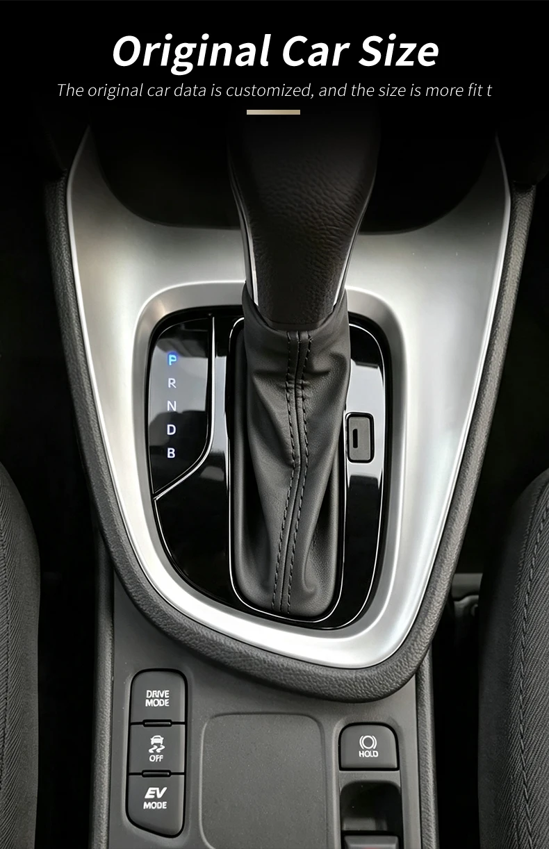Für Toyota Yaris / Yaris Cross 2021 2026 Auto-Schalthebel-Innenrahmen Kratzschutz-Dekoration Schutz-Innenausstattung – Detail 2