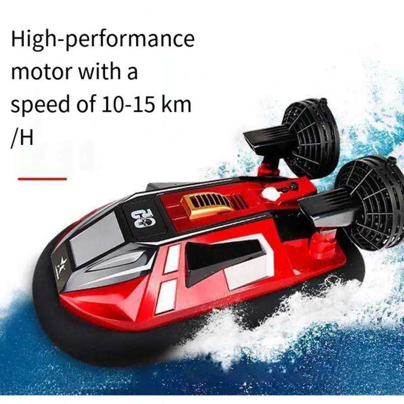 

WOTT-Waterproof Electric -Remote Control Boat-High-Speed Hovercraft, Amphibious Design