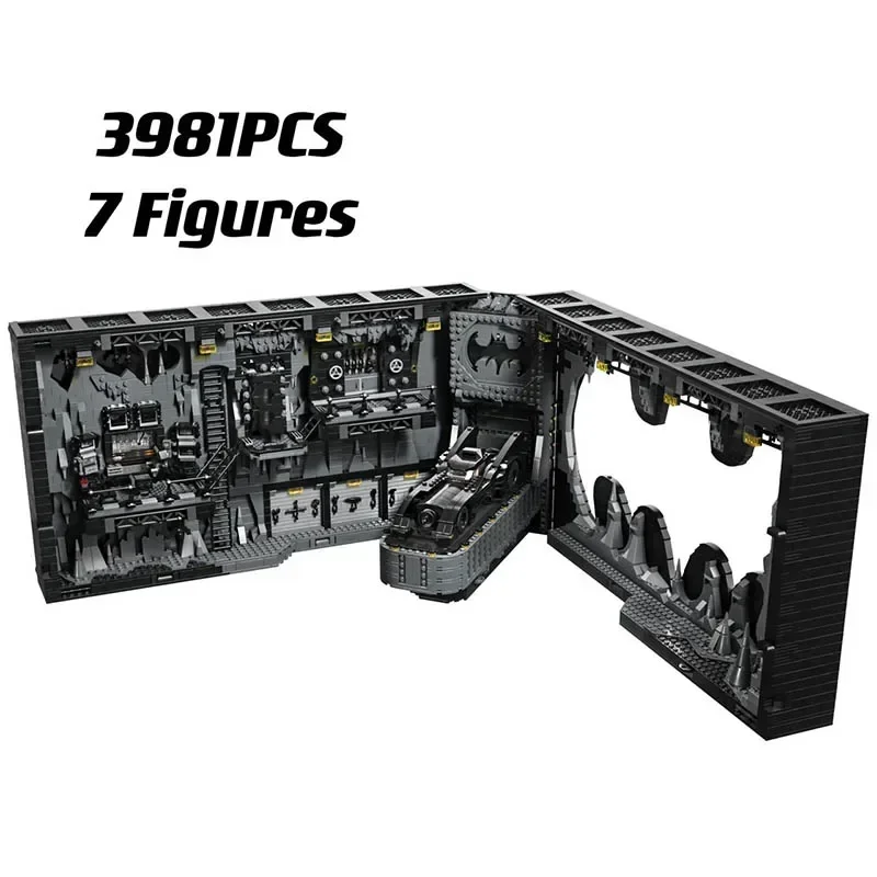 

Disney 76252 Batcave Shadow Box Model Building Kit 3981 Pcs Superhero Movie Classic Assembly Blocks Gift For Adults And Children