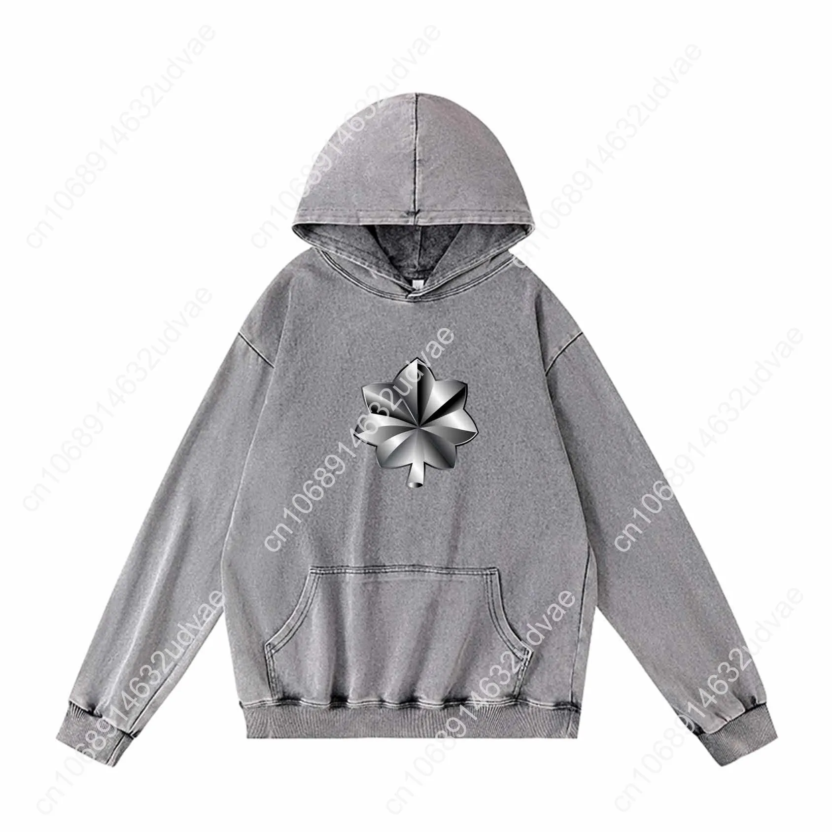 Lieutenant colonel Hoodies Retro Hooded Sweatshirt Man Woman Teenager Vintage Pullover Sweat Shirt with Pocket Customized Tops
