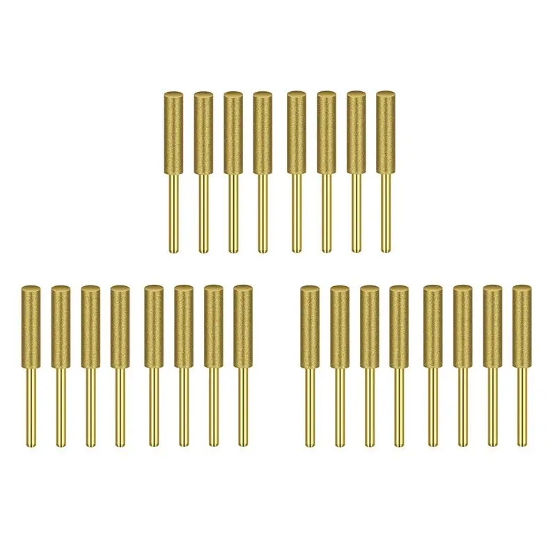

24Pcs High Hardness Diamond Chainsaw Sharpener-Stone File,Diamond Sharpening Wheels Chainsaw File(5/32 Inch, 4.0Mm)