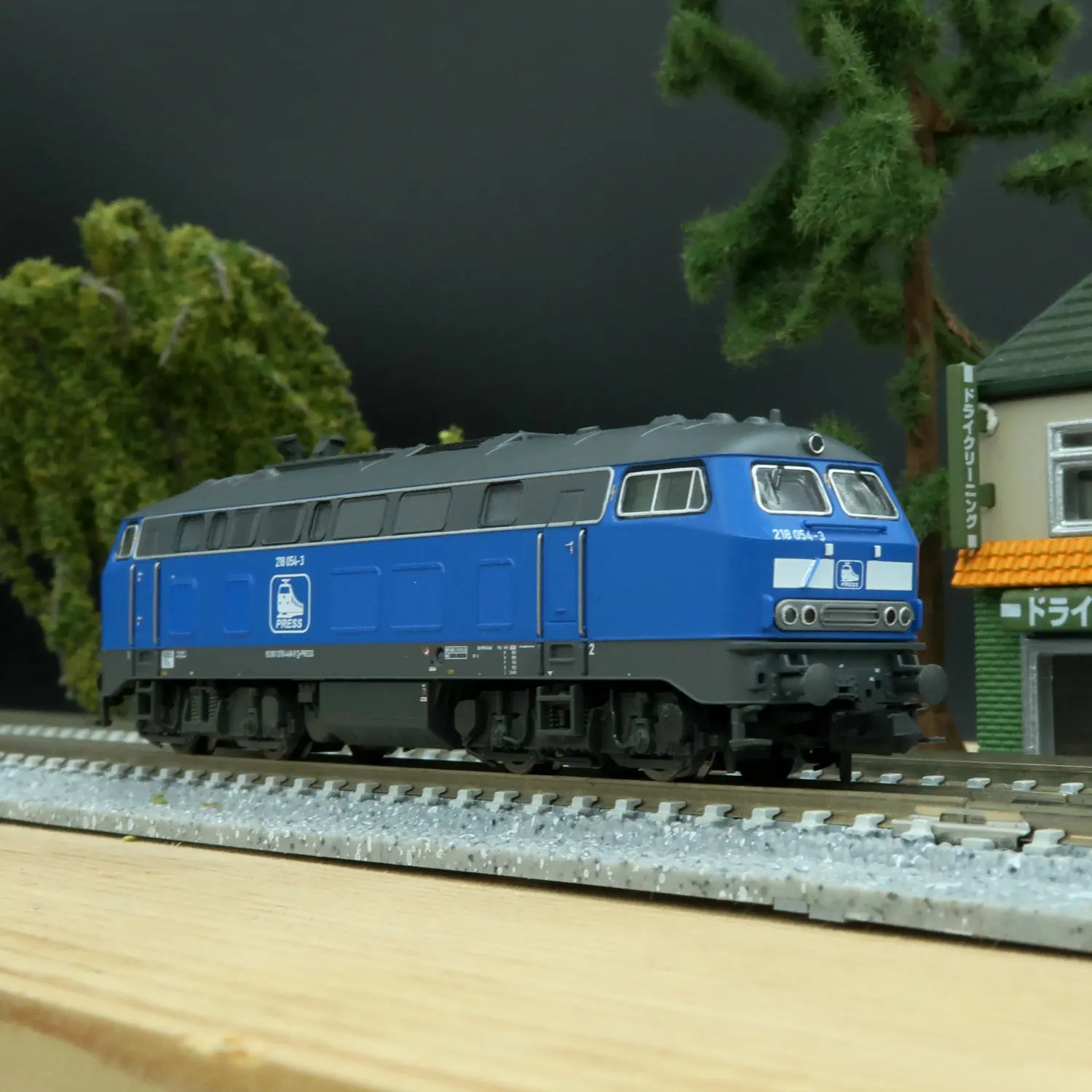 FLEISCHMANN N-type 1/160 BR218 Diesel Locomotive 7360022/7370022 DCC/DC Two Options Blue Train Model Boy Toy Gift