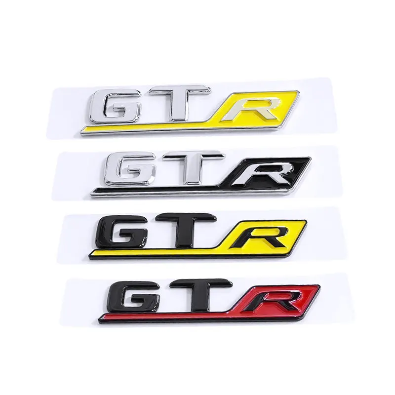 GTR trunk labeling car stickers for Mercedes benz AMG refit GTR logo badge GTR 63R rear tail exterior car accessories decal