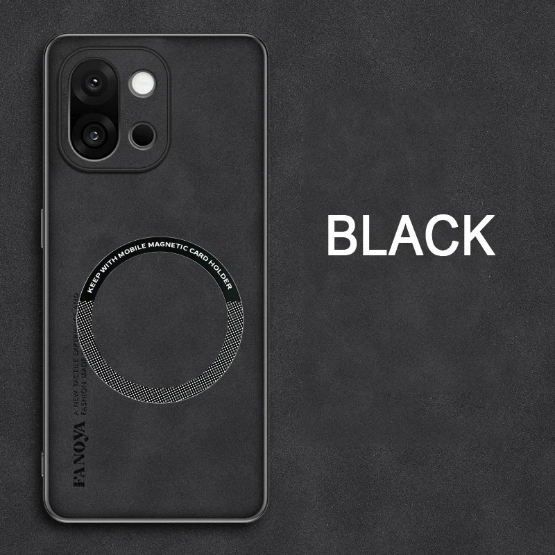 حافظة ريترو ماتي جلدية صديقة للبشرة لهاتف OnePlus 15 13 12 11 T R شحن لاسلكي مغناطيسي مقاوم للصدمات ومضاد للبصمة #3