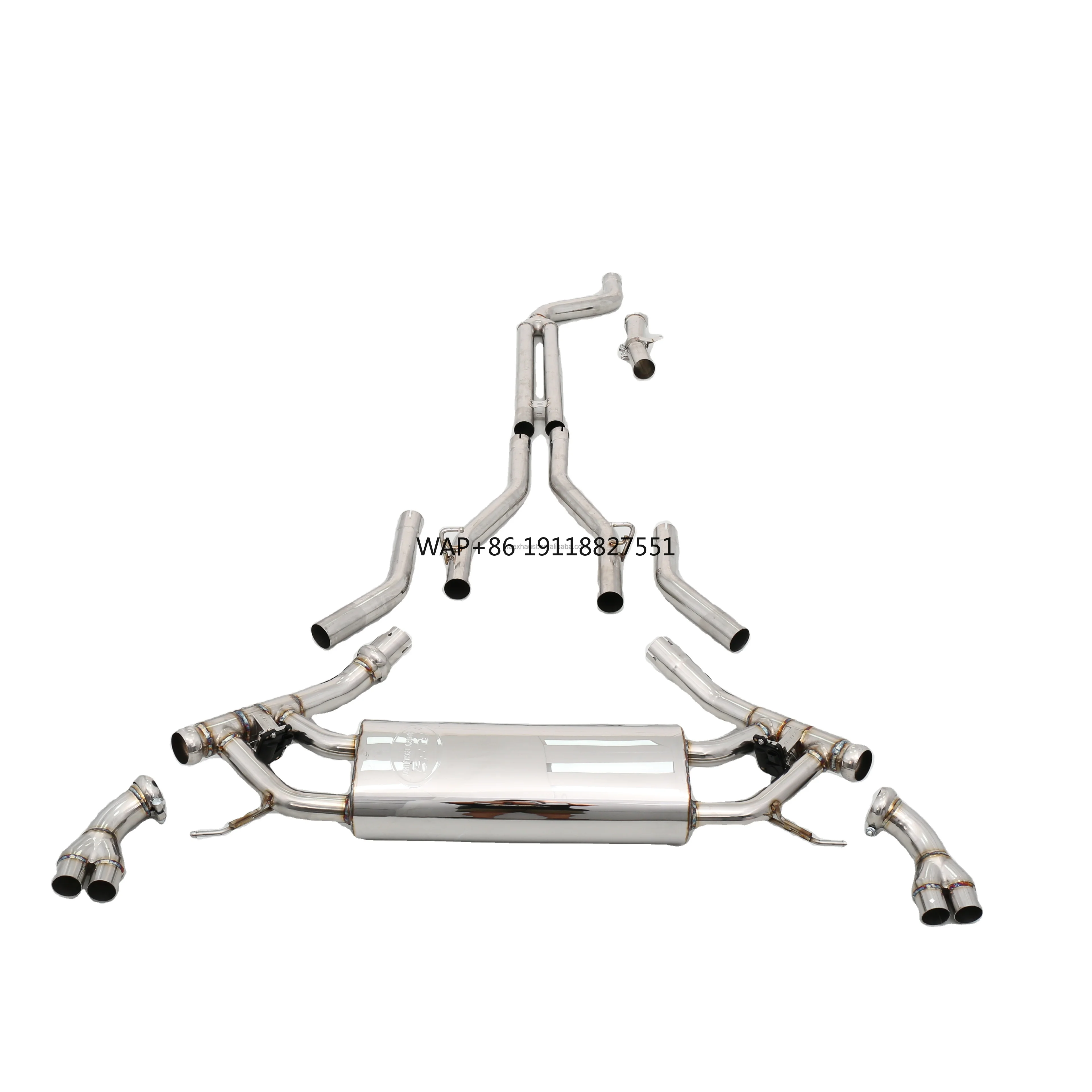 

Factory Customization 304 Stainless Steel/Titanium Valved Exhaust System X7 G07 3.0T B58 Vehicle Exhaust Pipes