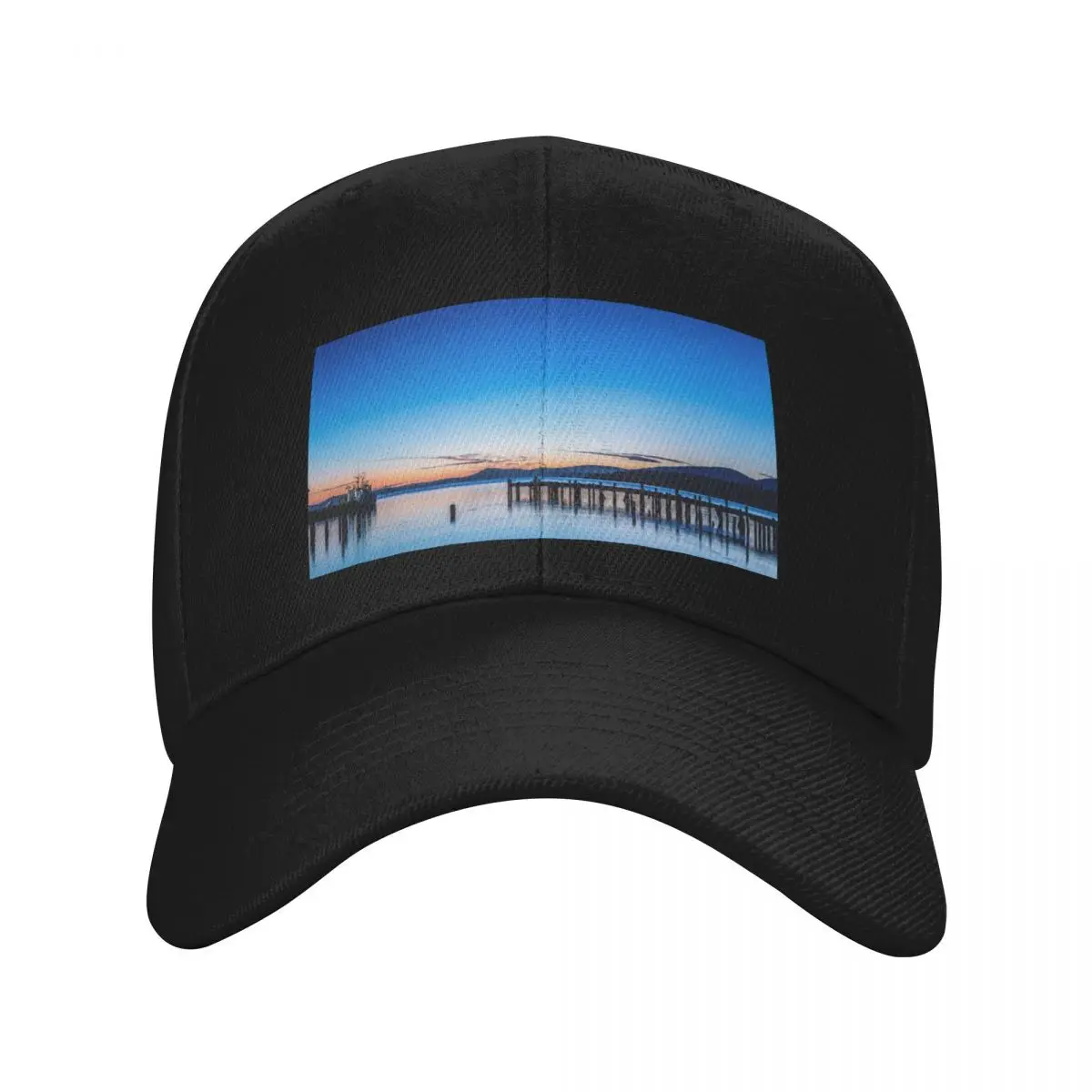 Sunset Over the Guemes Channel Baseball Cap Golf Wear Hat Beach Christmas Hat Golf Women Hats Men's