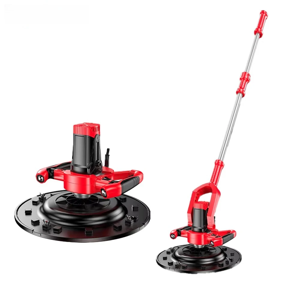 

Electric Cement Mortar Floor Finishing Machine with Long Pole - Wall Smoothing & Polishing Tool