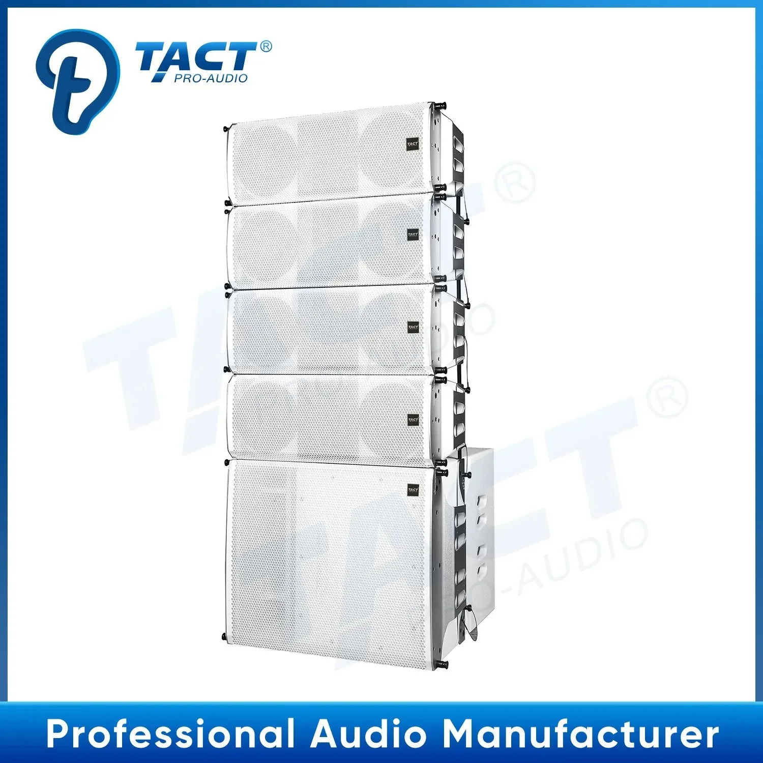 Fotografia 5: Sistema de Alto-Falantes Profissionais Tact Cox265b com Array Duplo de 6,5 Polegadas