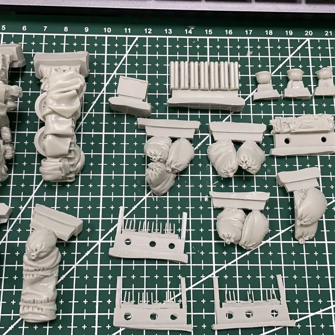 1:35 Scale Resin Die-cast Armored Vehicle Tank Chariot Parts Modification Does Not Include Unpainted Tank Model