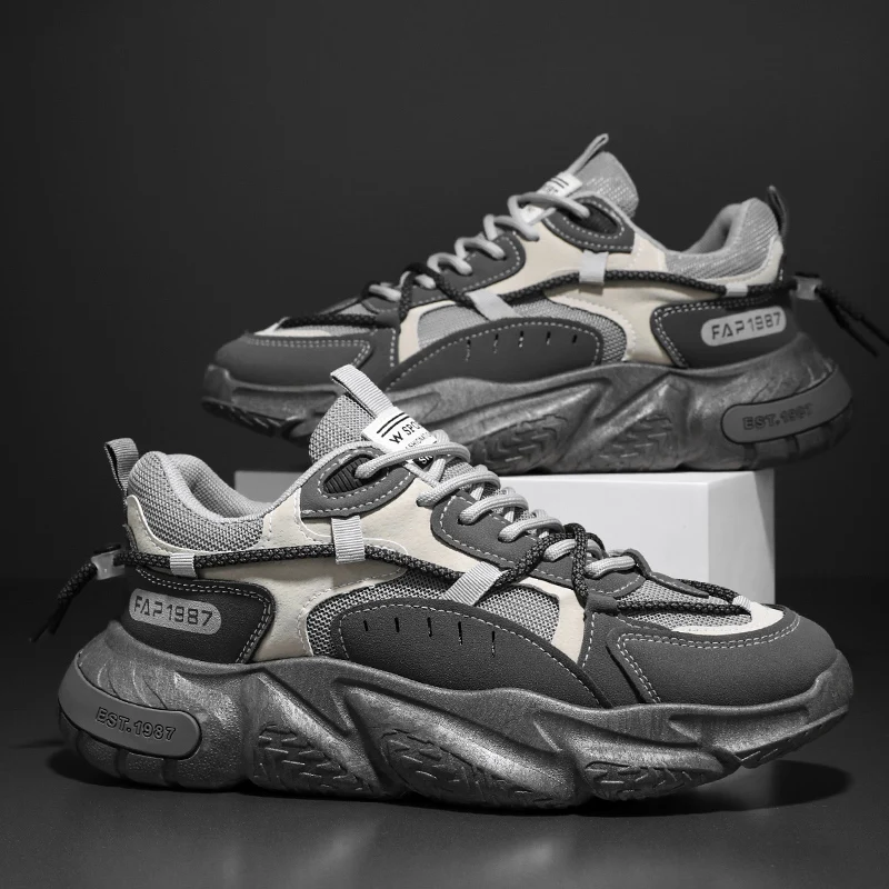 

Comfortable Men's Platform Sneakers Fashion Versatile Deodorant Breathable Casual Shoes Designer Men's Autumn Tennis Shoes 2025