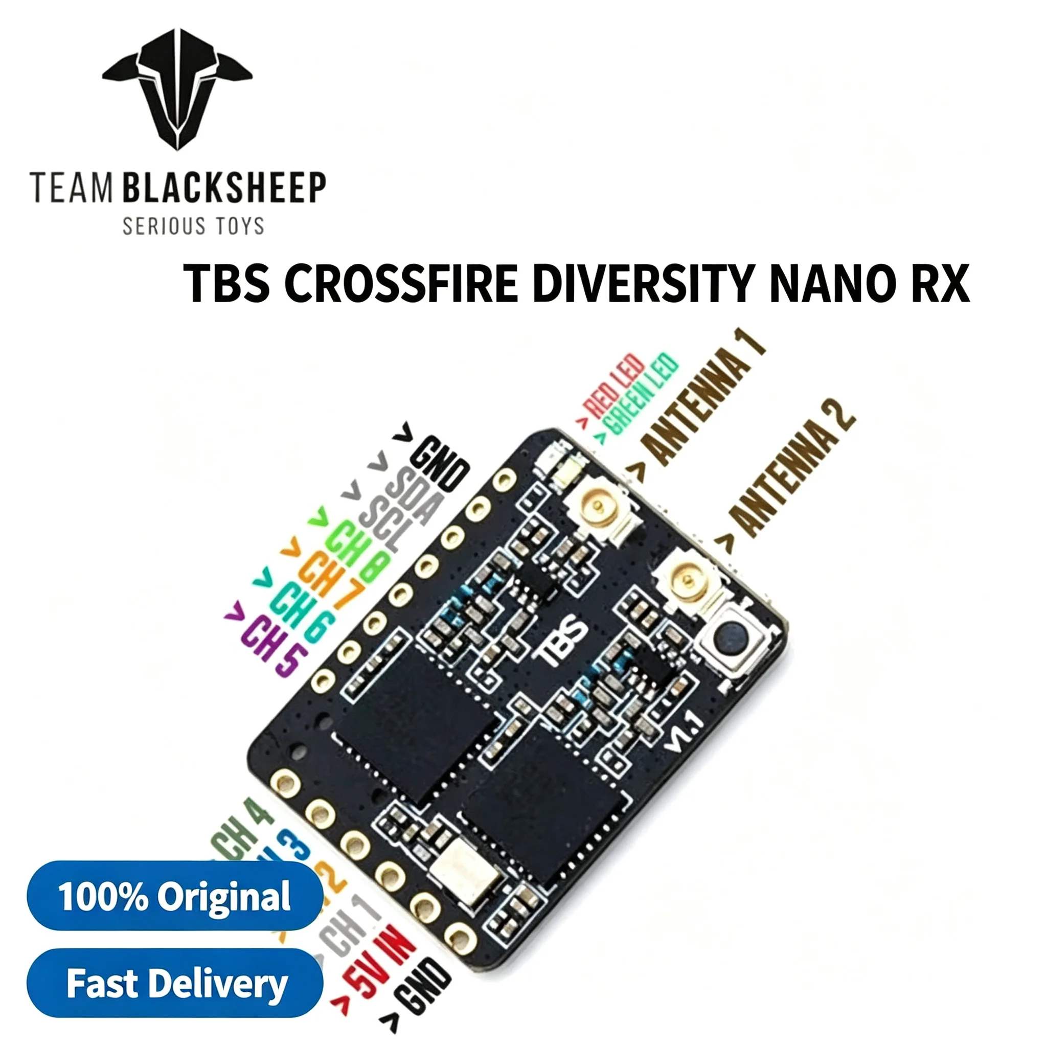 100%Original TBS CROSSFIRE DI - đánh giá và giá Tbs Fpv Crossfire
