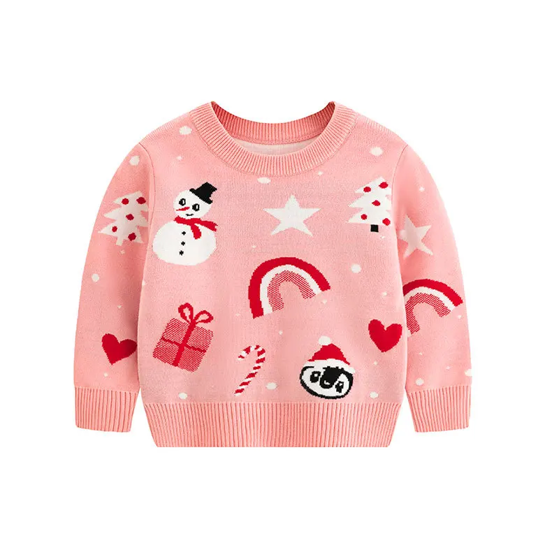 

Toddler Girls Sweaters Kids Boys Pullover Christmas Fall Winter Children's Clothes
