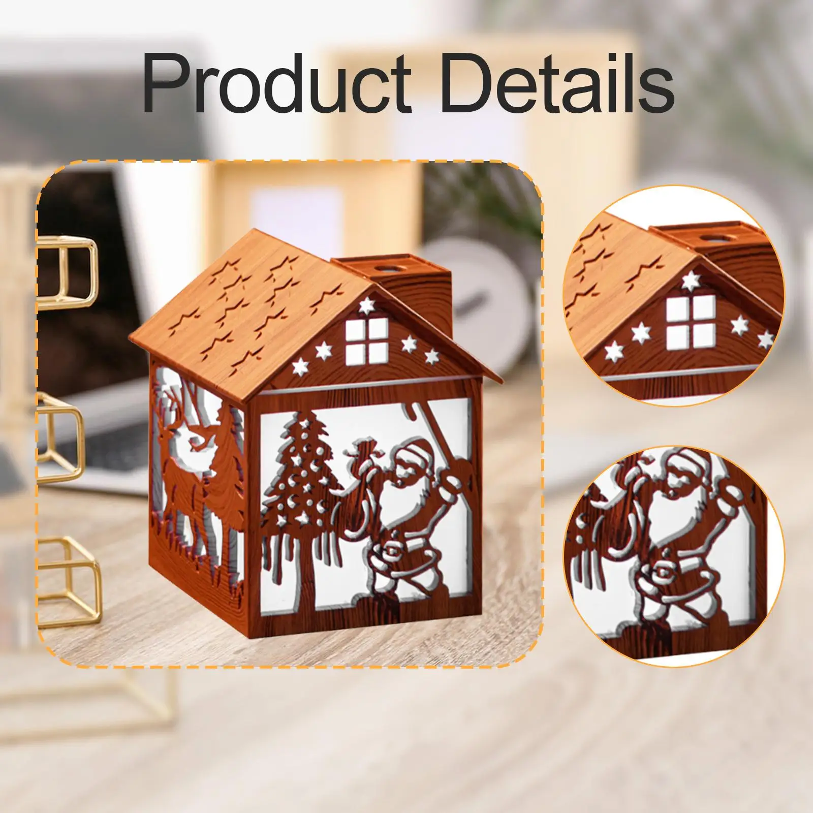 Portable Humidifier Ambient Light 2 Mode Spray Adjustable Mist Humidifier Desk Humidifier for Living Room Fireplace Yoga SPA