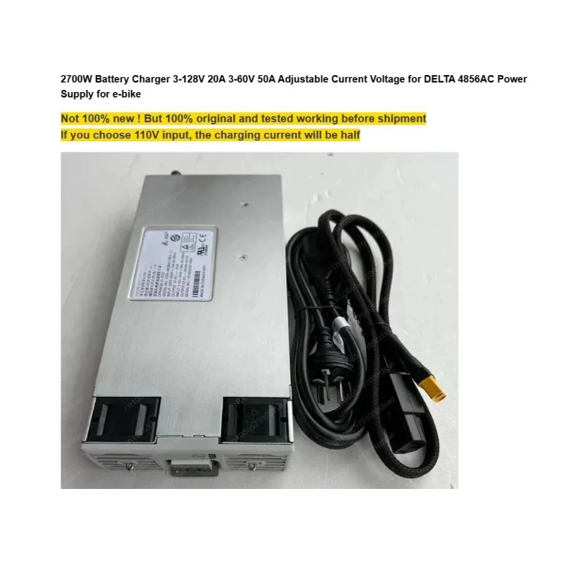 Jmz-2700W Battery Charger  0-140V 25A  3-60V 50A Adjustable Current Voltage for 4856AC Power Supply