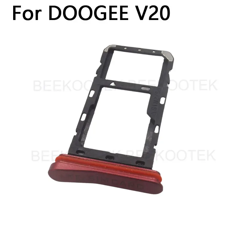 New Original DOOGEE V20 SIM Card TF SIM Card Tray Holder Card Slot Tray Adapter Accessories For Doogee V20 Smart Phone