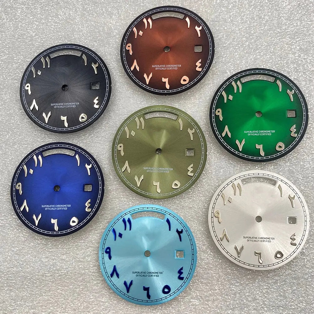 31MM 8285 dial Arab numeral S dial is suitable for 8285 movement watch accessories repair tools