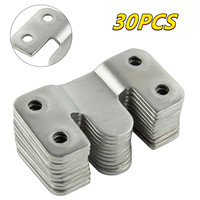 30/10pcs Stainless Steel Hanging Buckle Insert Picture Frame Mirror Frame Hanging Picture Buckle Bed Mirror Picture Frame Buckle