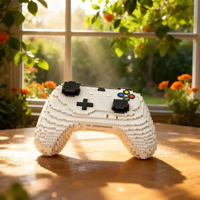 

2853 детали MOC: Конструктор-статуя контроллера, строительные блоки, рождественский подарок, игрушка, креативная идея для самостоятельной сборки, кирпичики, архитектурные конструкторы