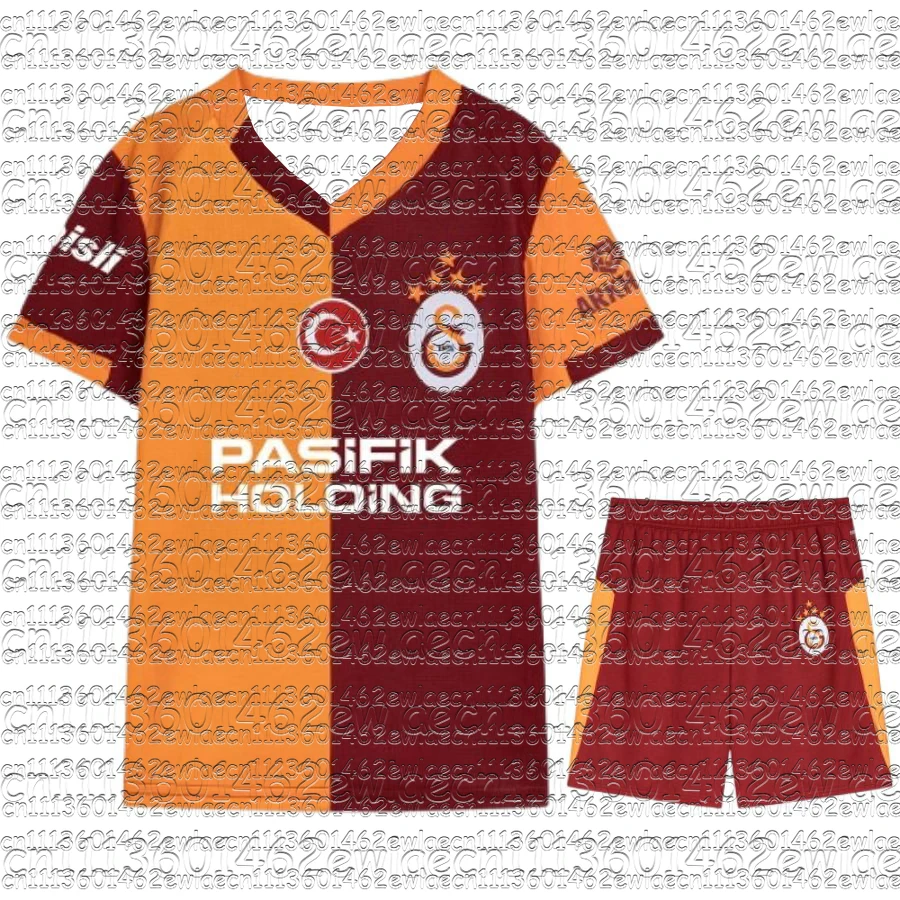 Nuevo Conjunto de Camisetas de Fútbol Galatasaray 2026 para Familia, Uniforme Deportivo Transpirable que Absorbe la Humedad, Kit de Entrenamiento