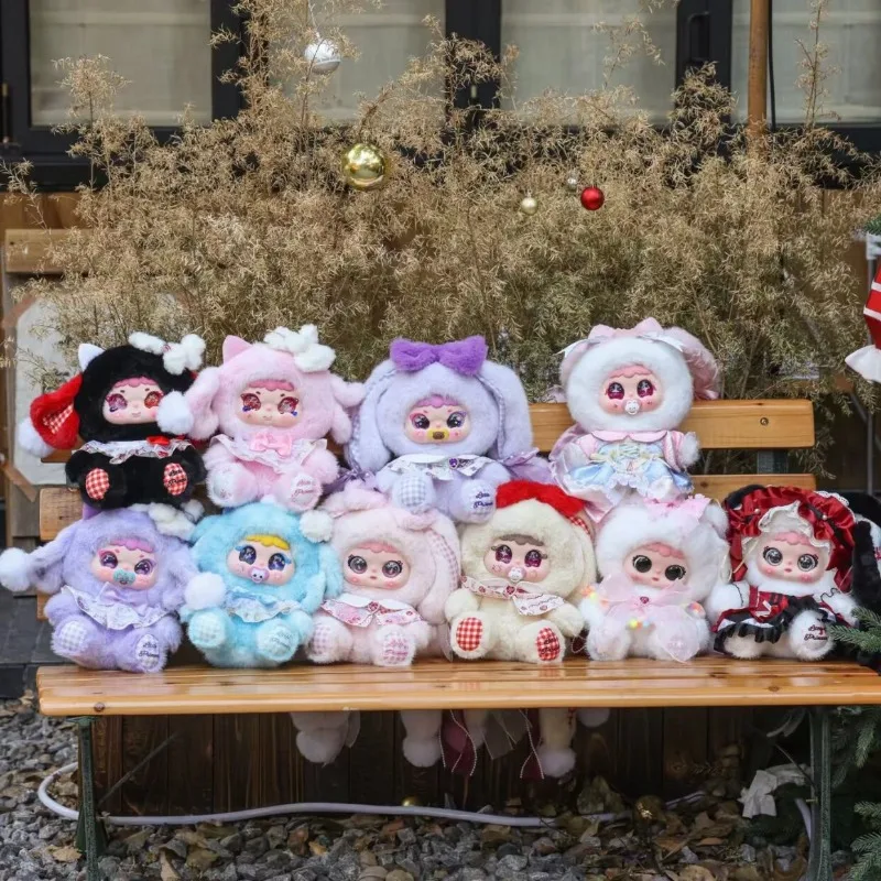 

Плюшевая кукла Jiimo Cloud Sweet Dream Secret Realm Series, 400% увеличенная, милая, трендовая, в закрытой упаковке, сюрприз, украшение для комнаты, подарок