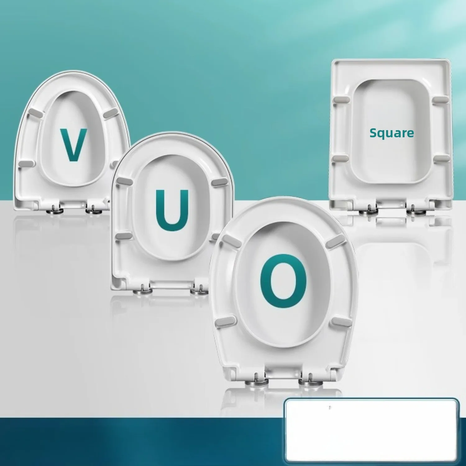 

Чехол на сиденье унитаза, совместимый с RAK Ceramics U V O-образной формы, квадратный, утолщенный, универсальный, подходит для старых комодов, аксессуары для домашней ванной комнаты