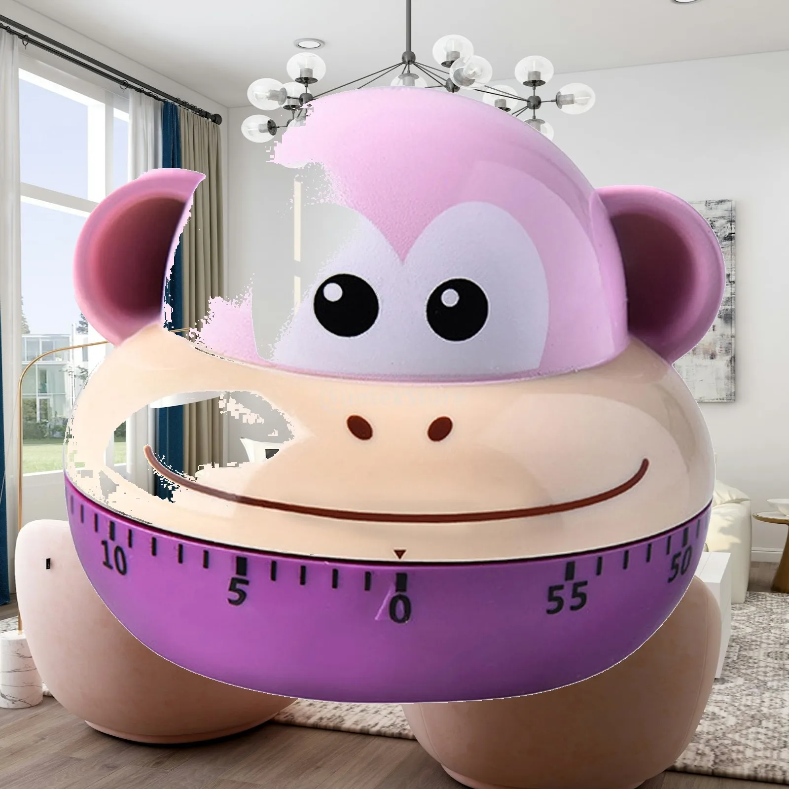 Kitchen timer, alarm clock, 60 minutes, cute animal timer, digital timer,