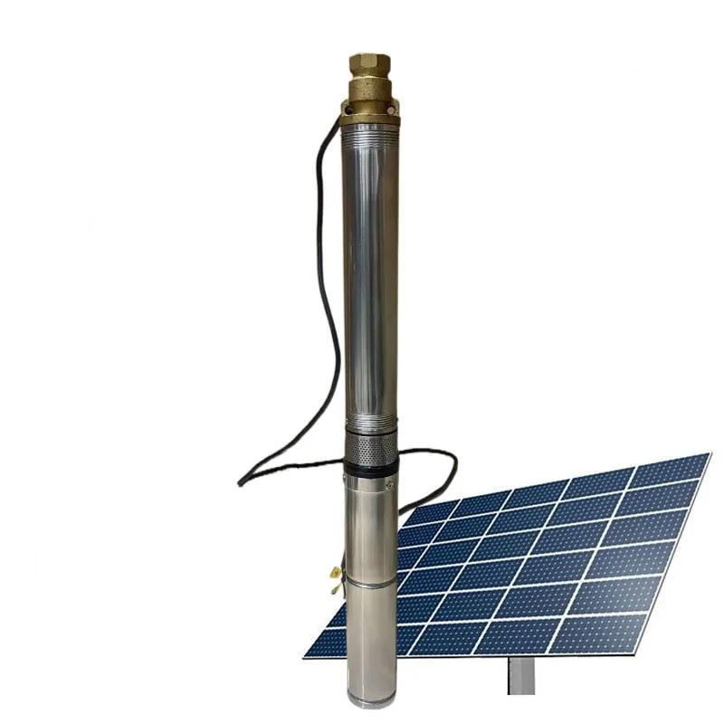 Built-in mppt DC 48V750W Deep Well Solar Pump Submersible System Irrigation Solar Water Pump Well Pump