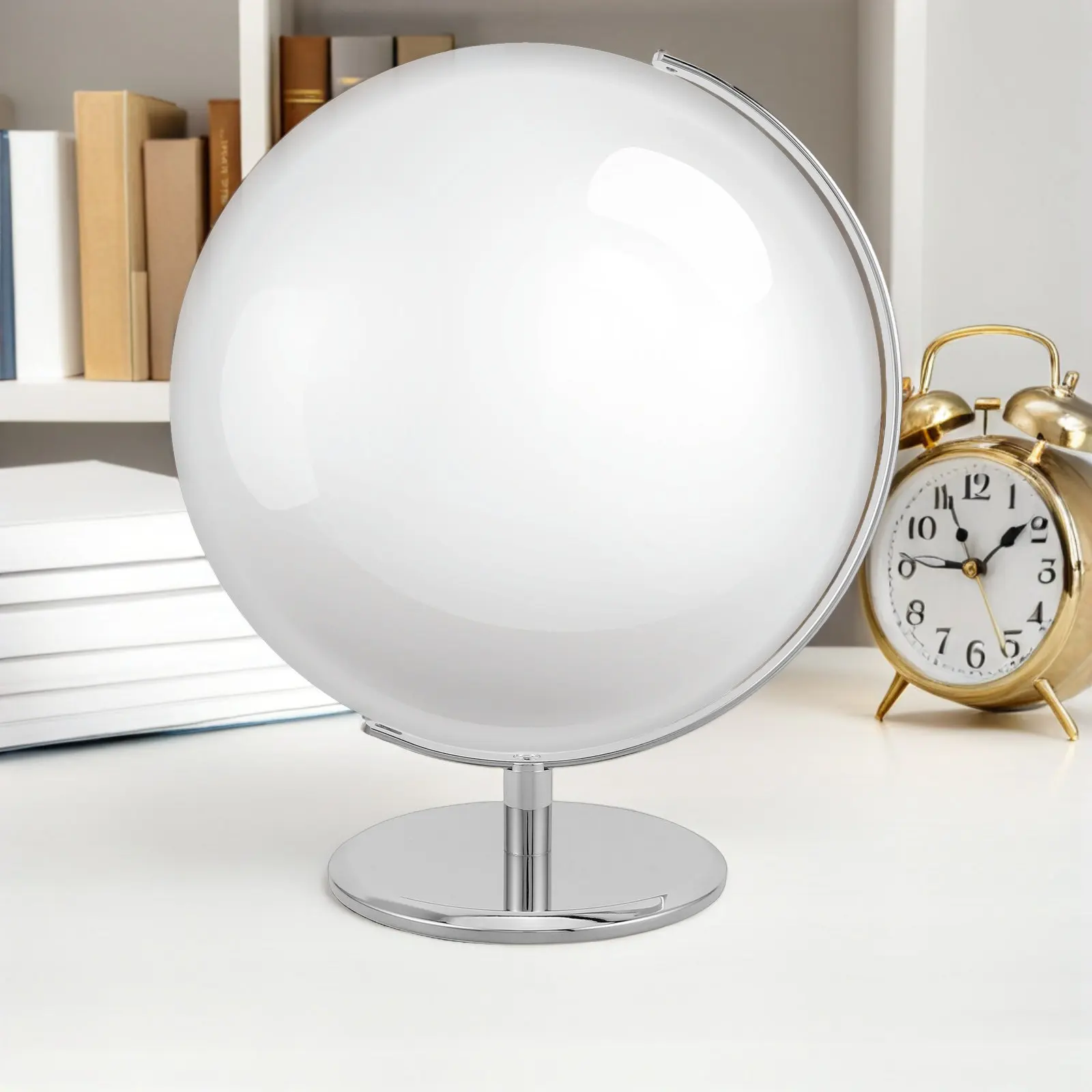 Desktop Globe Stand Replacement Holder 30CM Tellurion Smooth Rotating Pedestal Stable Sphere Classroom Home Office