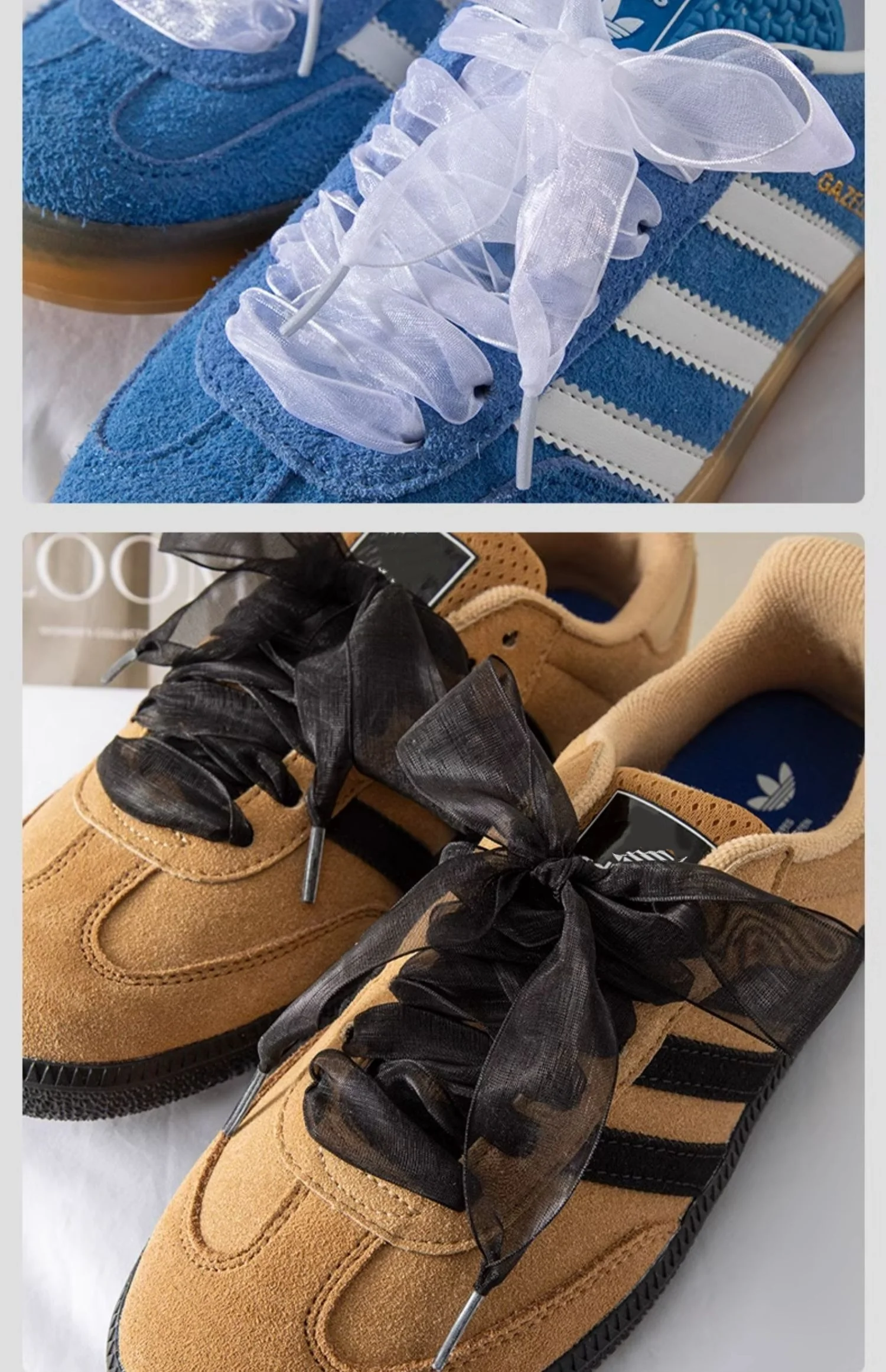 Flache Seiden-Schnürsenkel, Tüll-Gewebe, Schneefarbene Schnürsenkel für Sneaker, Ballettschnürsenkel, Chiffon-Garn-Schnürsenkel, Schuhzubehör, 2,5 cm Breite – Detail 11