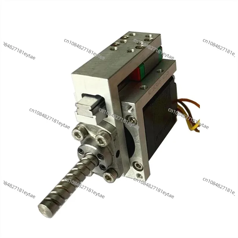 

Hybrid Miniature Linear Sliding Stepper Motor with Ball Screw Linear Guide Stage for Control