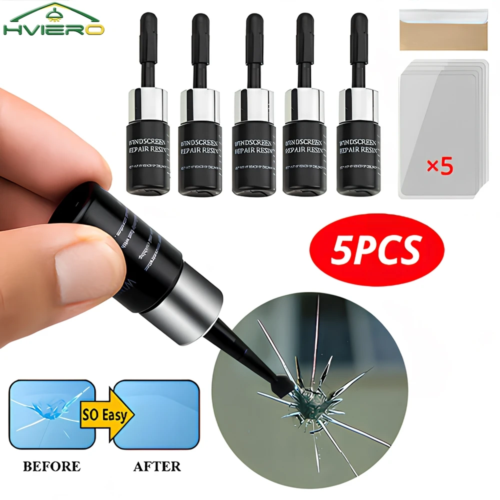 5Pcs Auto Windshiel… - image