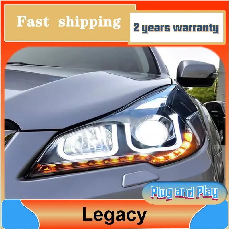 Car Styling for Subaru Legacy Head Light 2010-2016 Outback Headlight DRL Turn Signal Low High Beam Projector Lens