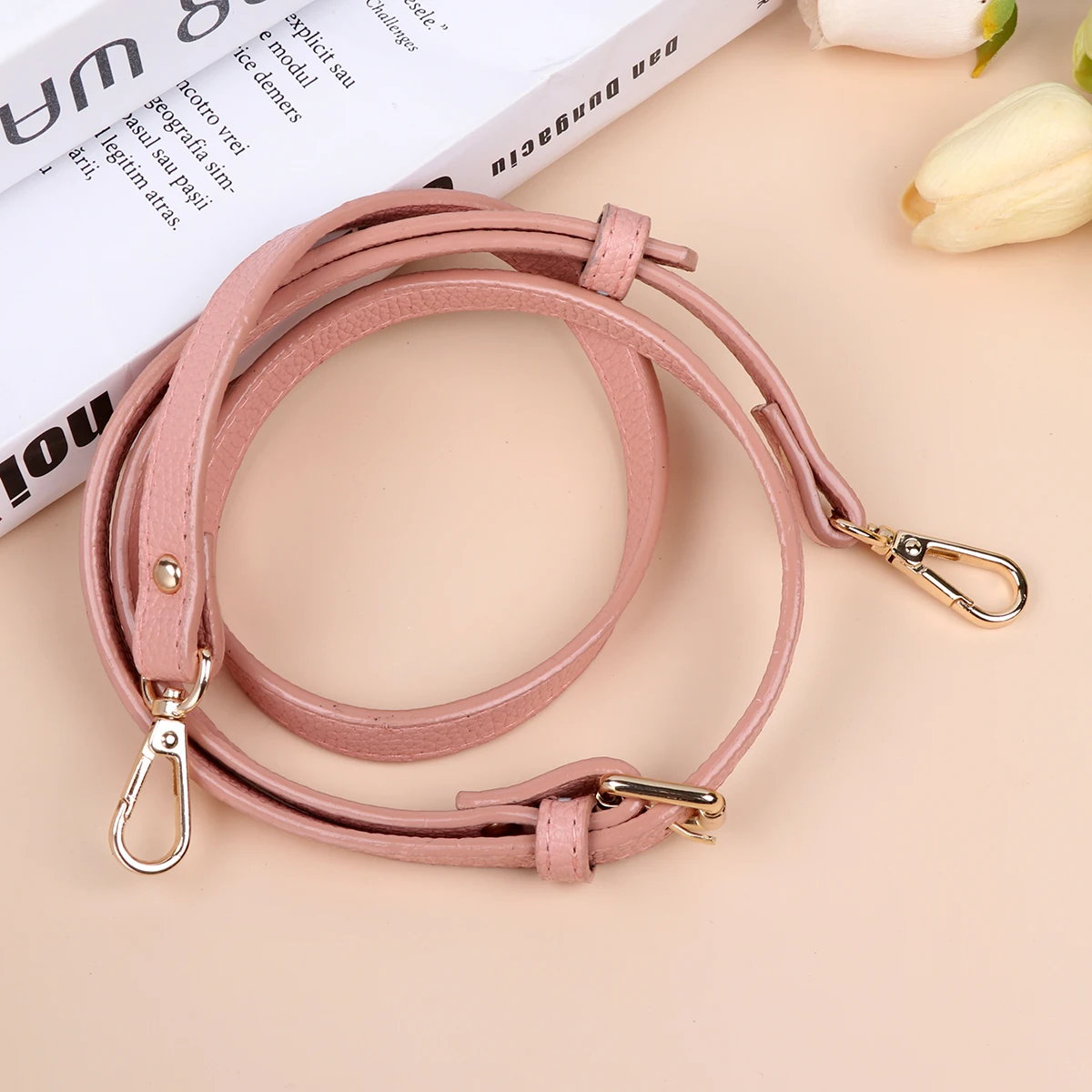 

Adjustable Shoulder Strap for Women Handbags PU Replacement Bag Strap Travel Gym Messenger Long Comfortable Crossbody Bag