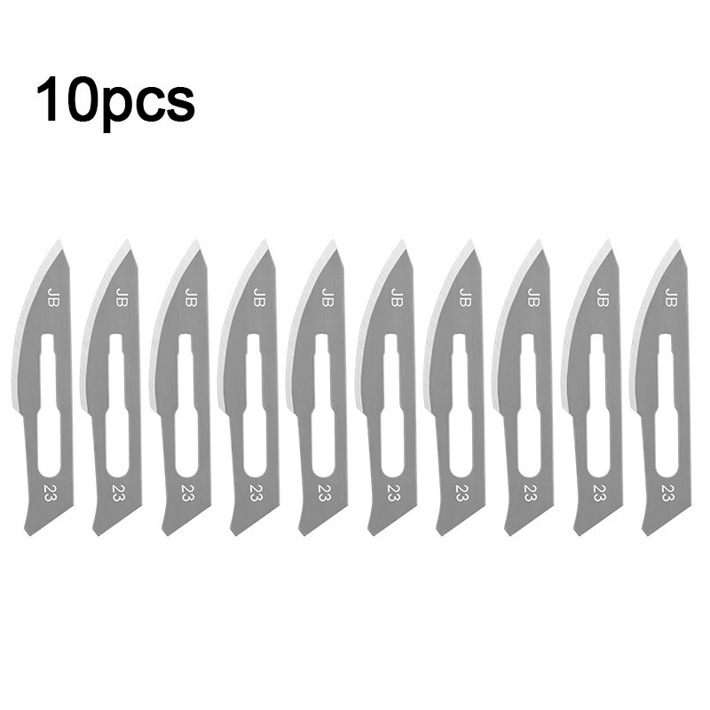 11 #, 23 #, 24 # carbon steel surgical blade, used for DIY cutting, repairing, carving, eyebrow beauty maintenance scalpel