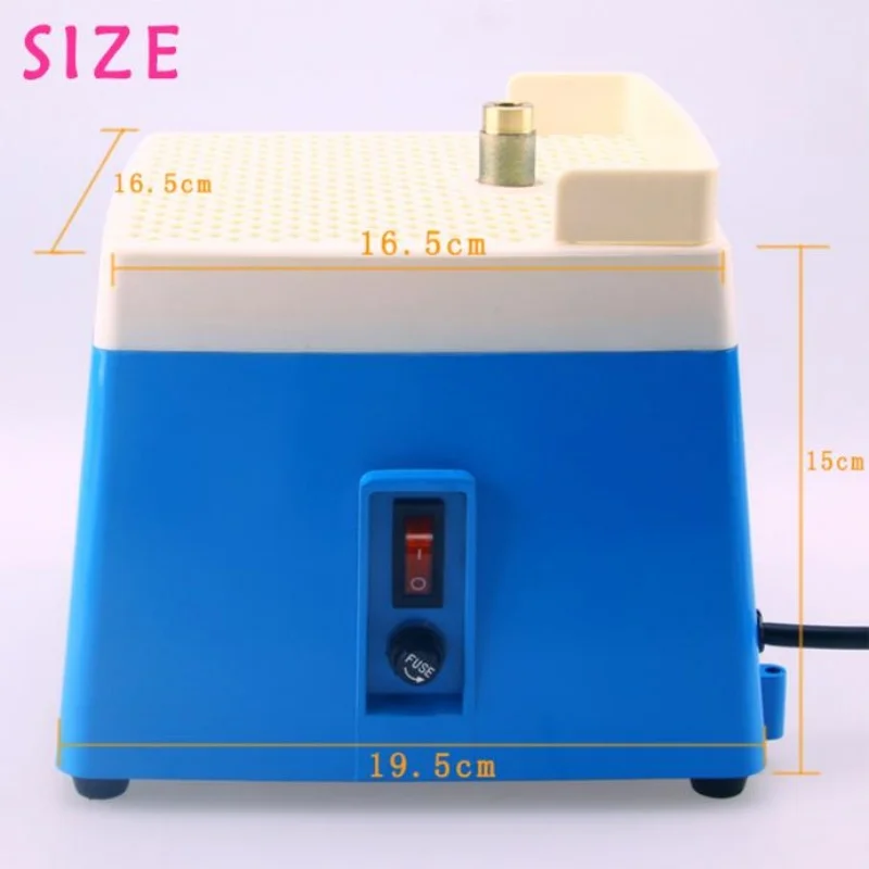 220V portatile Mini smerigliatrice elettrica macchiata diamante vetro arte strumento di macinazione del vetro smerigliatrice d'acqua rettificatrice per pietra lucidatrice