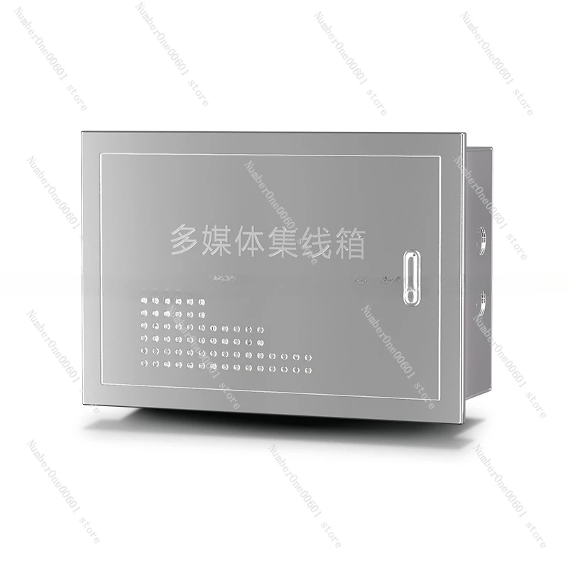 

Stainless Steel Multimedia Information Access Box Household Weak Cable Router Switch Telephone Network Branch Wiring Box