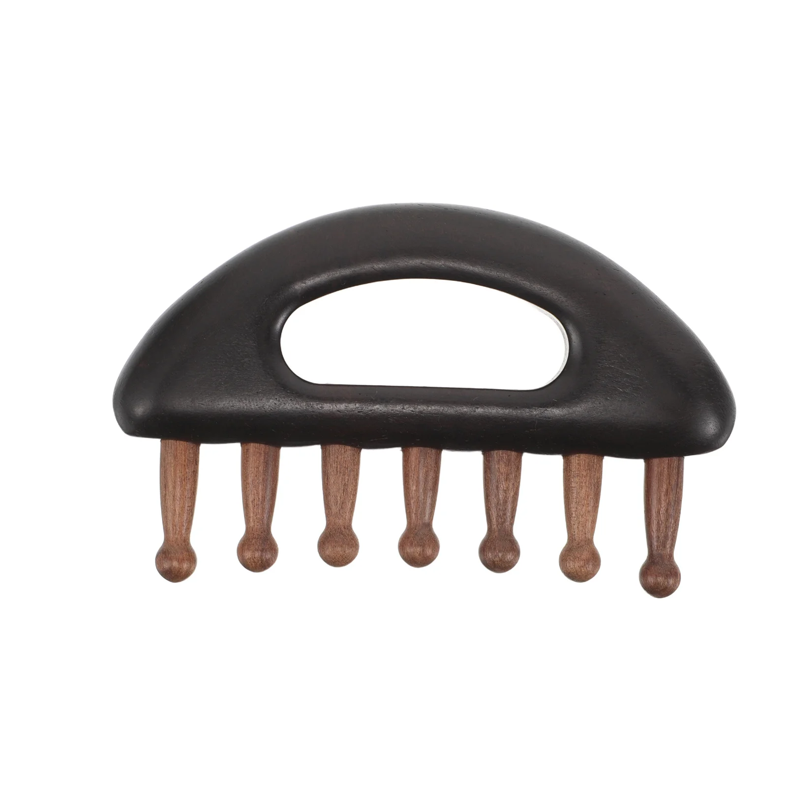 

Ручной массажер для кожи головы из сандалового дерева, расческа с широкими зубьями, деревянный инструмент для волос, антистатический портативный инструмент для массажа головы, шеи, ног, рук