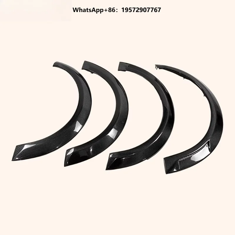 For  F54 F55 F56 F57 Carbon Fiber KZ Flare Wheel Arch Eyebrow Cover Kits