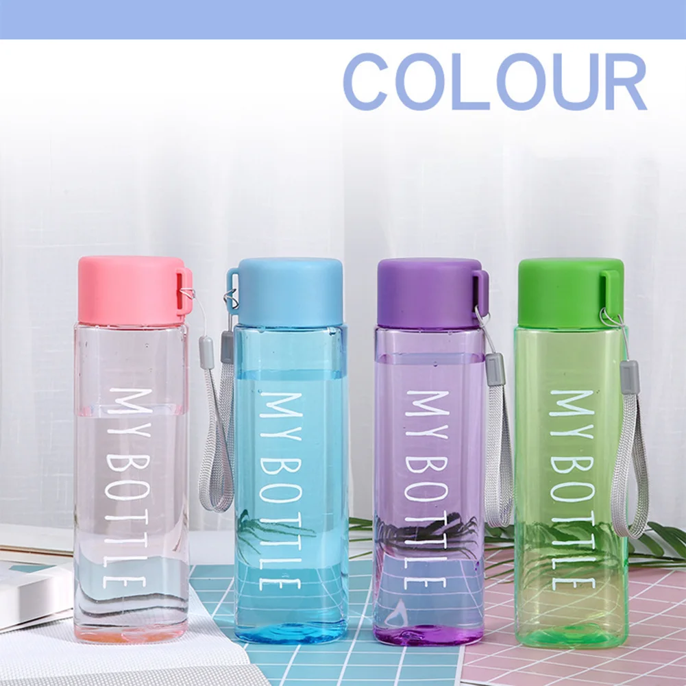 1PC 500ml Large Capacity Sports Water Cup Men Women Summer Outdoor Portable Plastic Water Bottle Coffee Juice Cup Water Bottle