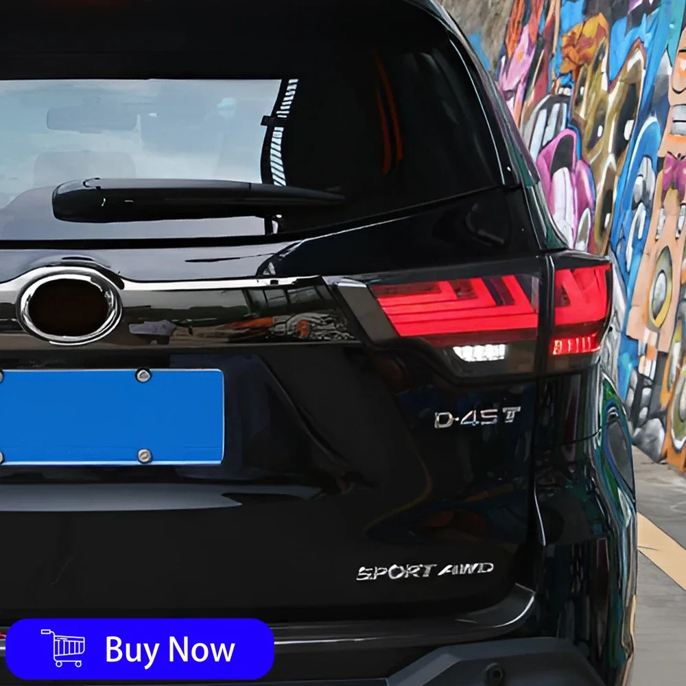 

For Toyota Highlander 2015-2021 Car Taillight All New Upgrade LED Plug and Play Streamer Turn Light Style Hot Sale Accessories