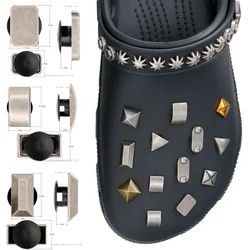 1pcs Shoes Charms for Shoes Accessories Sandals Pins DIY Rivets Metal Silvery Detachable Halloween Pines Shoe Decorations W-6