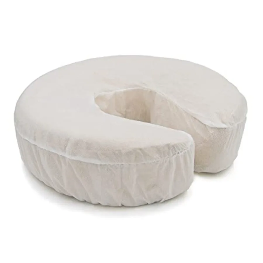 

Disposable Fitted Face Cradle Covers Silky Massage Headrest Covers Pack of 50
