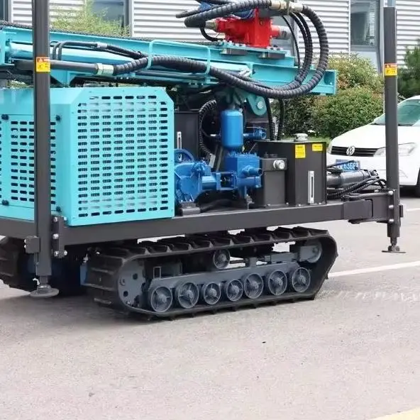 Customized Portable Rotary DTH Unit 300M Wheel Diesel Quick Hot Sale Efficient Drill Water Well Drilling Rig Machine